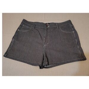 Dickies Railroad Stripe Carpenter Shorts Men's Size 34 Blue White JJ‎